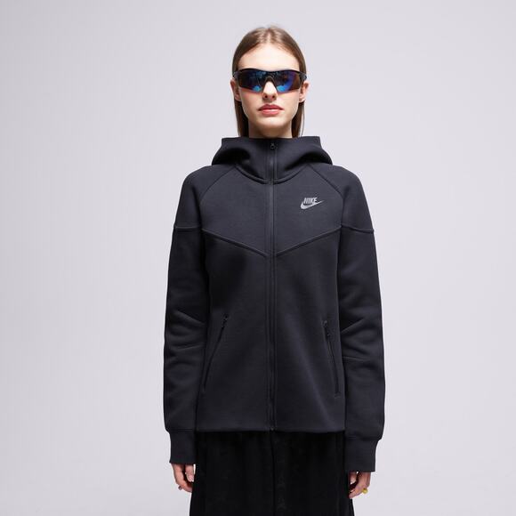 Nike Tops - Women Size XL Sportswear Tech Fleece Hoodie Black Windrunner Full-Zip FB8338-010